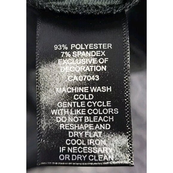 Cupio Black Velvet Draped Neck Top Short Sleeve NWT  Medium - Picture 7 of 7